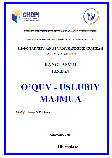 Rangtasvir o'quv metodik mjmua 1-kurs 2019