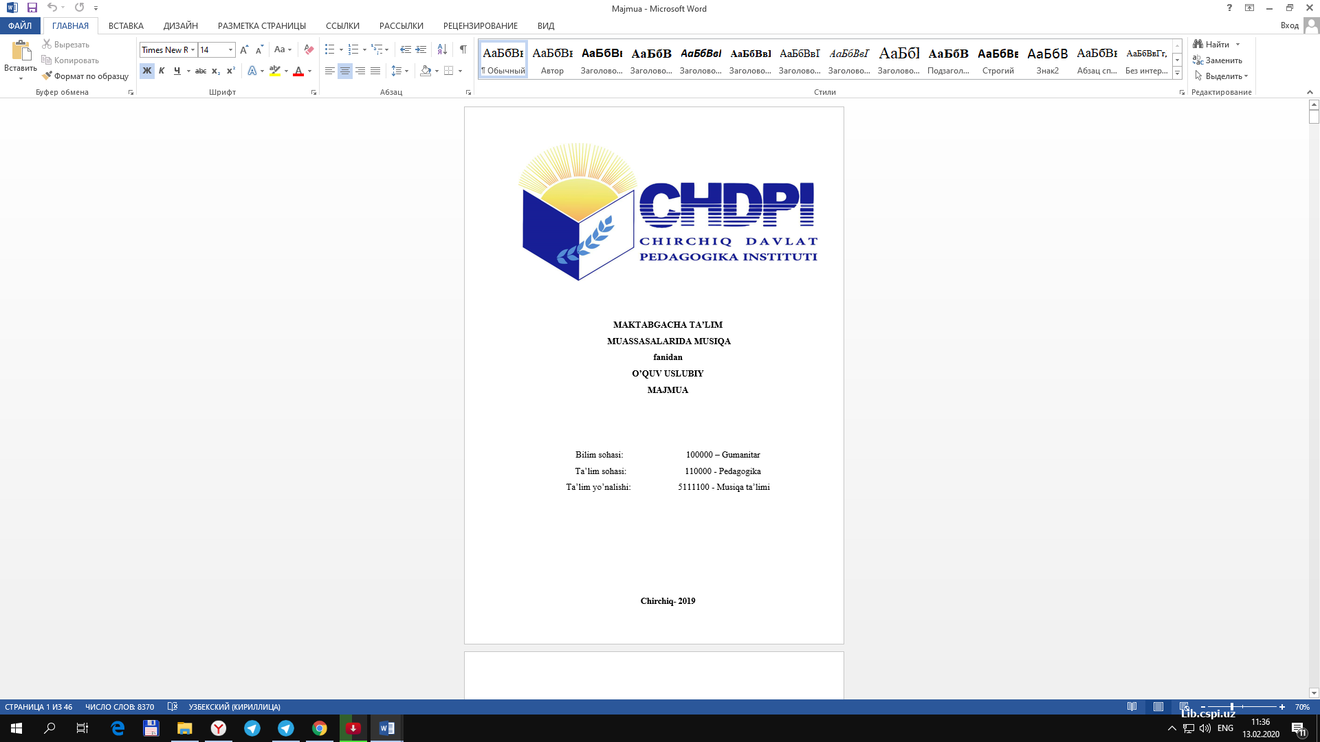 Maktabgacha ta`limda musiqa o`rgatish metodikasi majmua