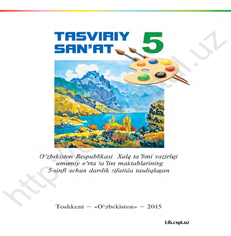 Tasviriy san'at 5-sinf darslik