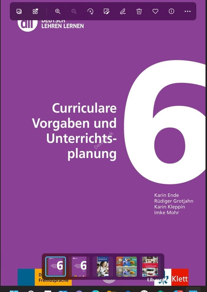 DLL6 Curriculare Vorgaben und Unterrichtsplanung