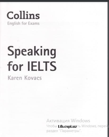 COLLINS SPEAKING FOR IELTS EXAMS