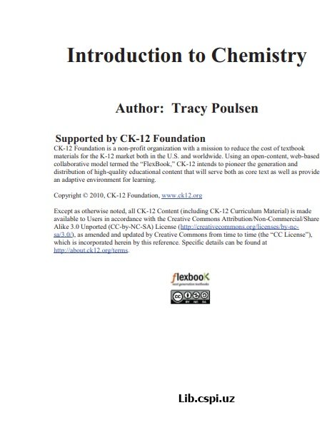Introduction to Chemistry