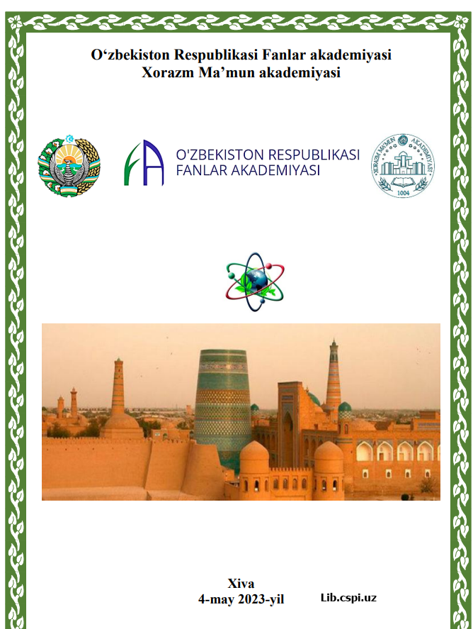 HISTORICAL CONDITIONS OF THE FORMATION OF BERUNIʻS SCIENTIFIC AND PHILOSOPHICAL VIEWS