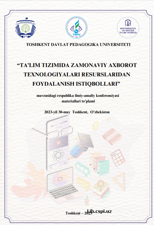 BOSHLANG’ICH SINFLARDA MILLIY TARBIYA KONSEPSIYASINI O’QITISH VA  SHAKILLANTIRISH