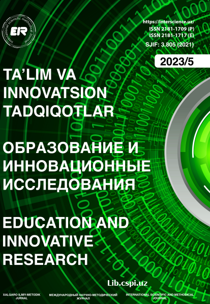BIOLOGIYA YO‘NALISHI TALABALARIGA ANALITIK KIMYONI O’QITISHDA O‘ZIGA XOS YONDOSHISH