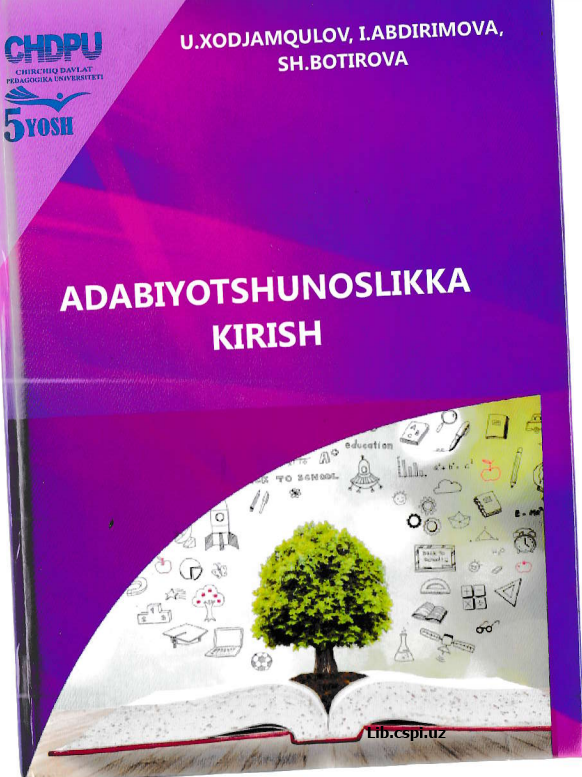 ADABIYOTSHUNOSLIKKA KIRISH