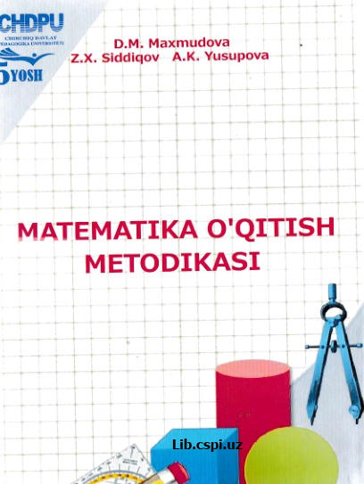 MATEMATIKA O'QITISH METODIKASI