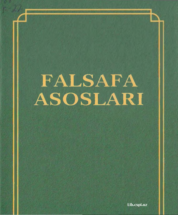FALSAFA ASOSLARI