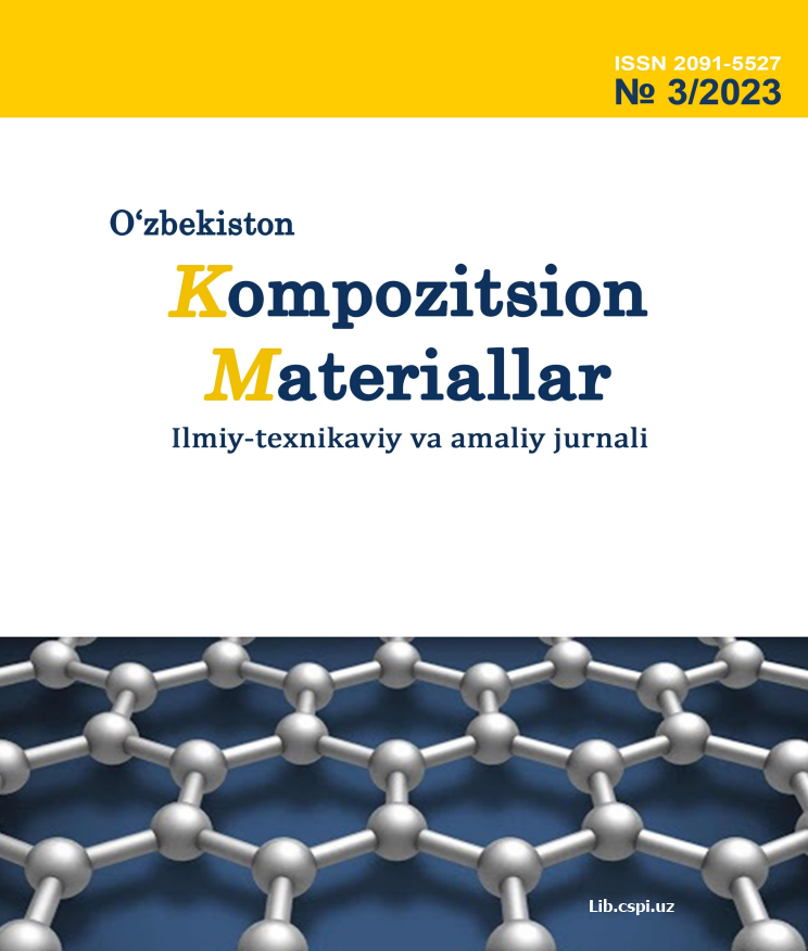 POLIVINILXLORID PLASTIKAT ASOSIDA OLINGAN YANGI IONITNING FIZIK-KIMYOVIY  XOSSALARI