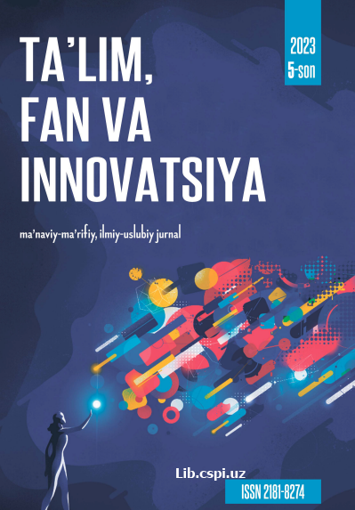 PROFESSIONAL TAʼLIM MUASSASALARINI METODIK VA ILMIY JIHATDAN QOʻLLAB-QUVVATLASH ZARURATI