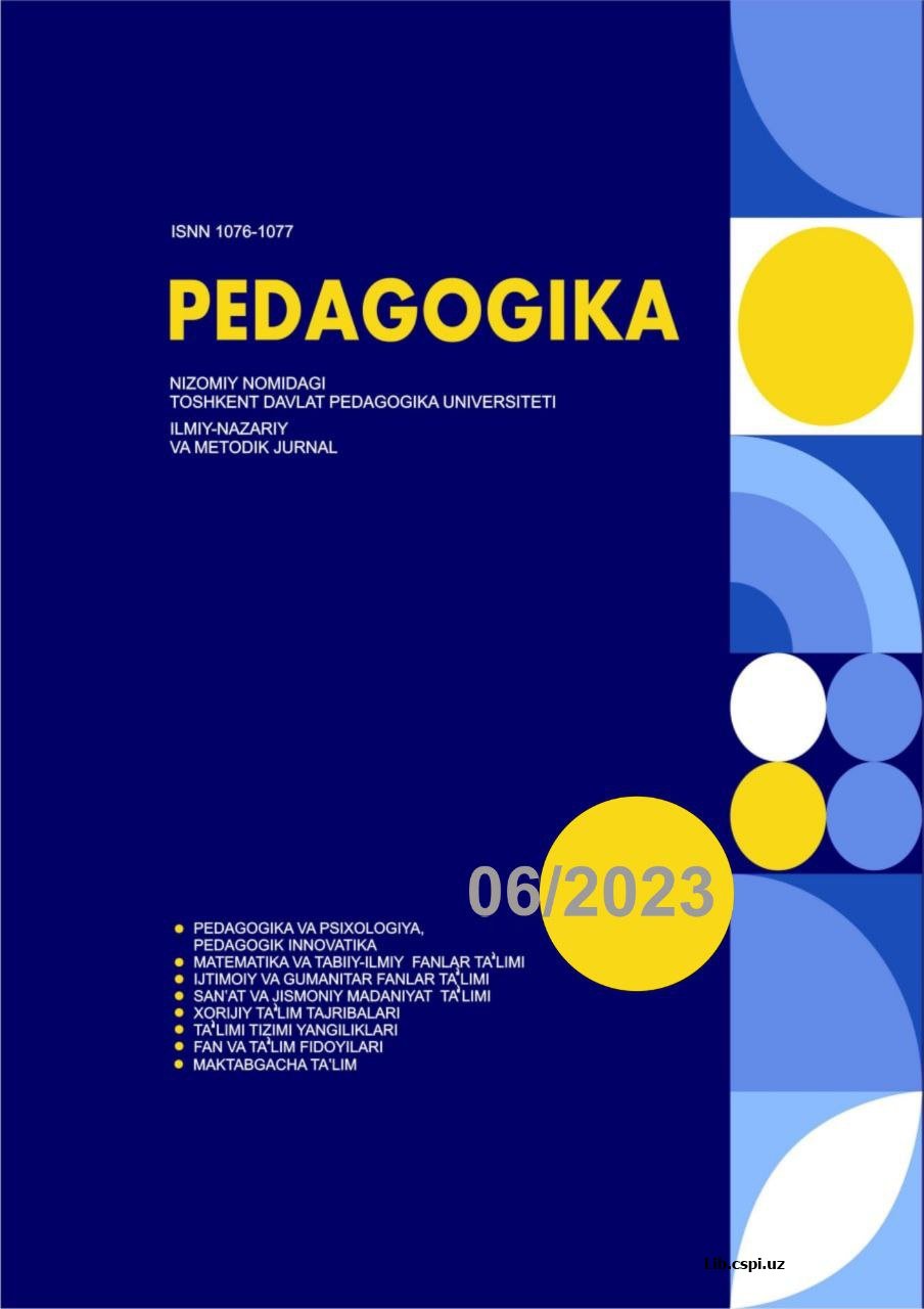 Maktabgacha ta'limda gumanitar fanlarni integratdion o'qitish metodikasi