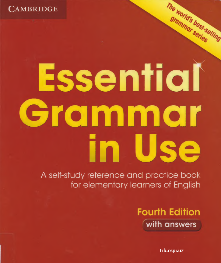 Essential Grammar in Use