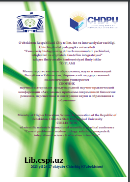 BIOLOGIYA VA KIMYO KURSLARIDA LIPIDLARNING PEREKISLI OKSIDLANISHI MASALASINI KO’RIB CHIQISH