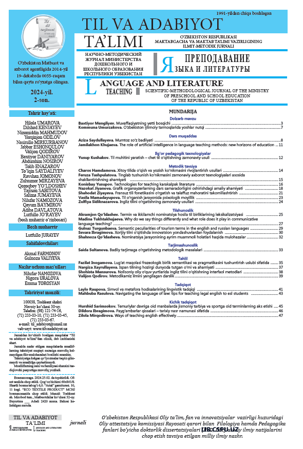 PAYG‘AMBARLAR QISSALARI – TARIXIY NASR NAMUNASI SIFATIDA
