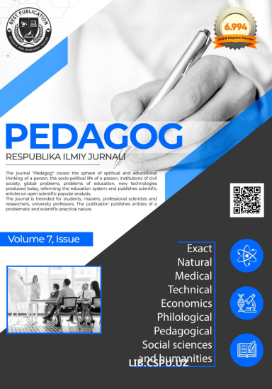 Ta'lim klasteri muhitida pedagogik innovatsilar  logistikasi