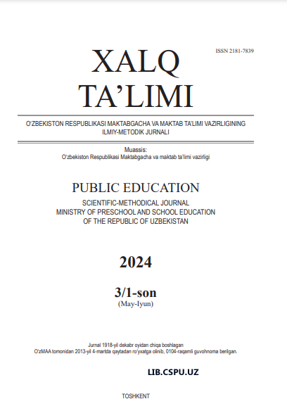 UZLUKSIZ TA’LIMDA IMKONIYATI CHEKLANGAN TA’LIM OLUVCHILARNING IJTIMOIY SOG‘LOM TA’LIM MUHITINI YARATISH ISTIQBOLLARI
