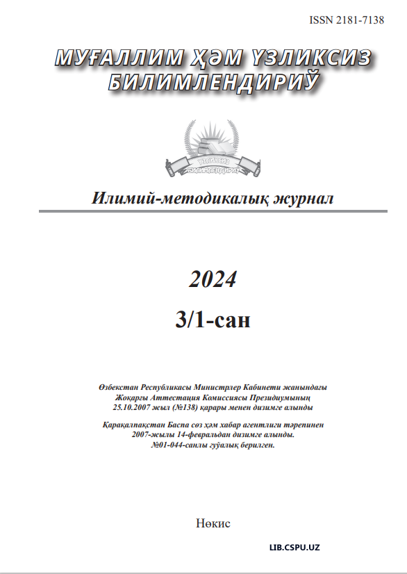 YANGI O‘ZBEKISTON SHAROITIDA TA’LIM MUASSASALARI  RAHBARINING JAMOADA AXLOQIY MUHITNI  SHAKLLANTIRISHDAGI PEDAGOGIK YONDASHUVI