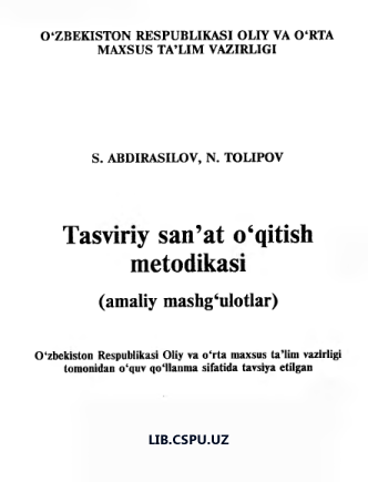 Tasviriy san'at o'qitish metodikasi