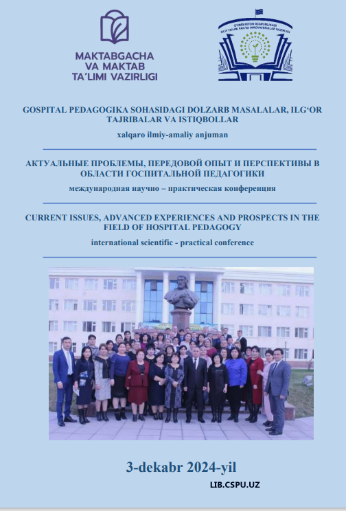 UMUMIY O'RTA TA'LIM MAKTABLARIDA TA'LIM JARAYONIDA  QADRIYATLI YONDASHUV ASOSIDA DARSLARNI TASHKIL ETISH