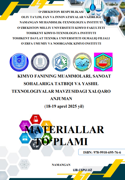 AYRIM ATSETILEN SPIRTLARINING OKSIDLANISH REAKSIYALARI