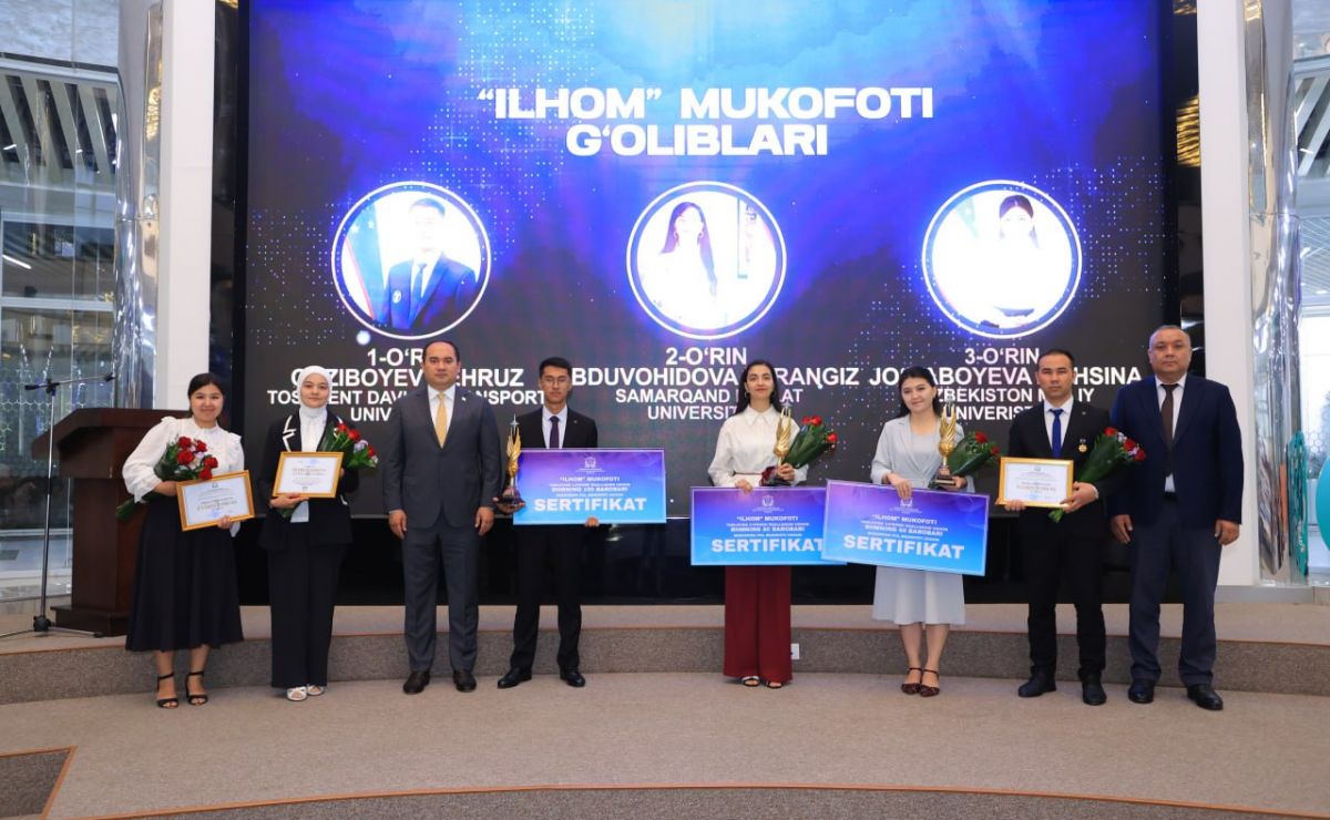 “Ilhom” mukofoti respublika tanlovining 2025-yilgi sovrindorlari tantanali taqdirlandi